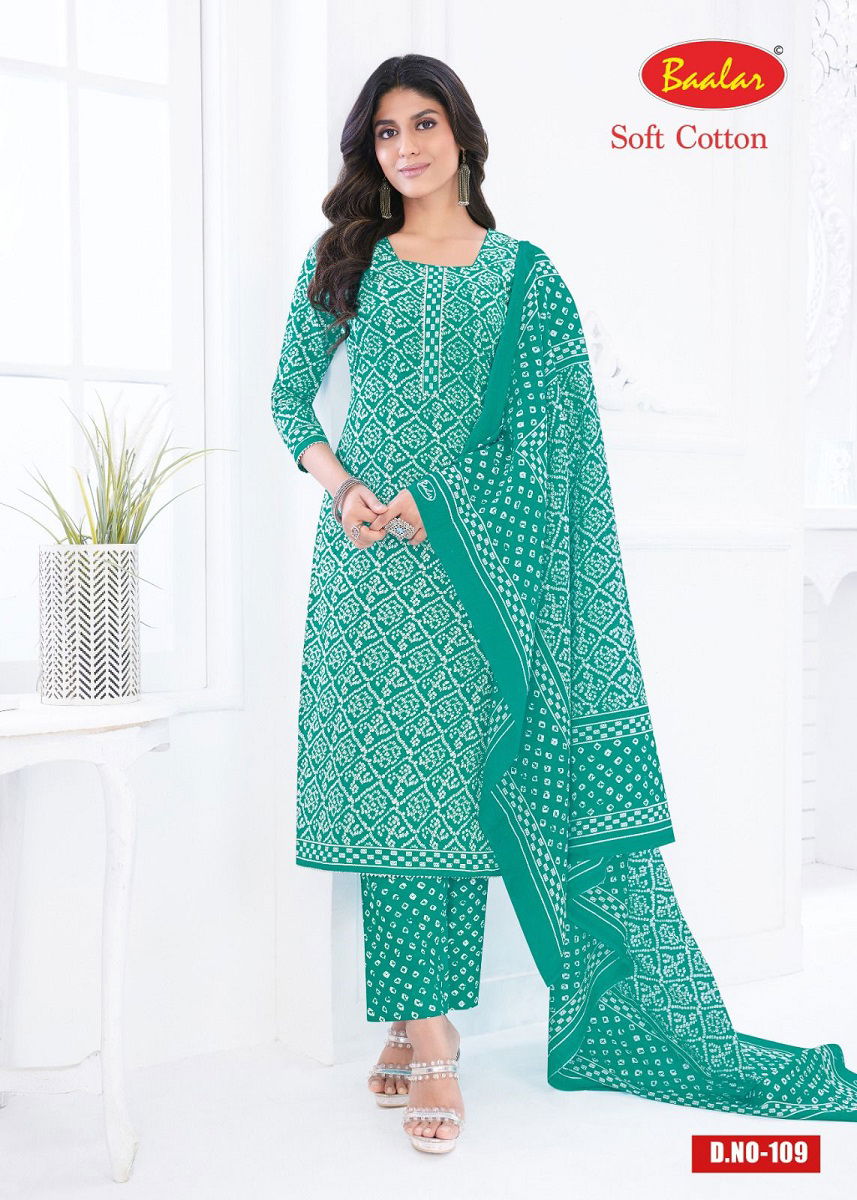 Baalar Soft Cotton 1 Printed Cotton Dress Material Catalog
